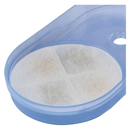 Fontana d'acqua per animali domestici 2,6 l/5V grigio