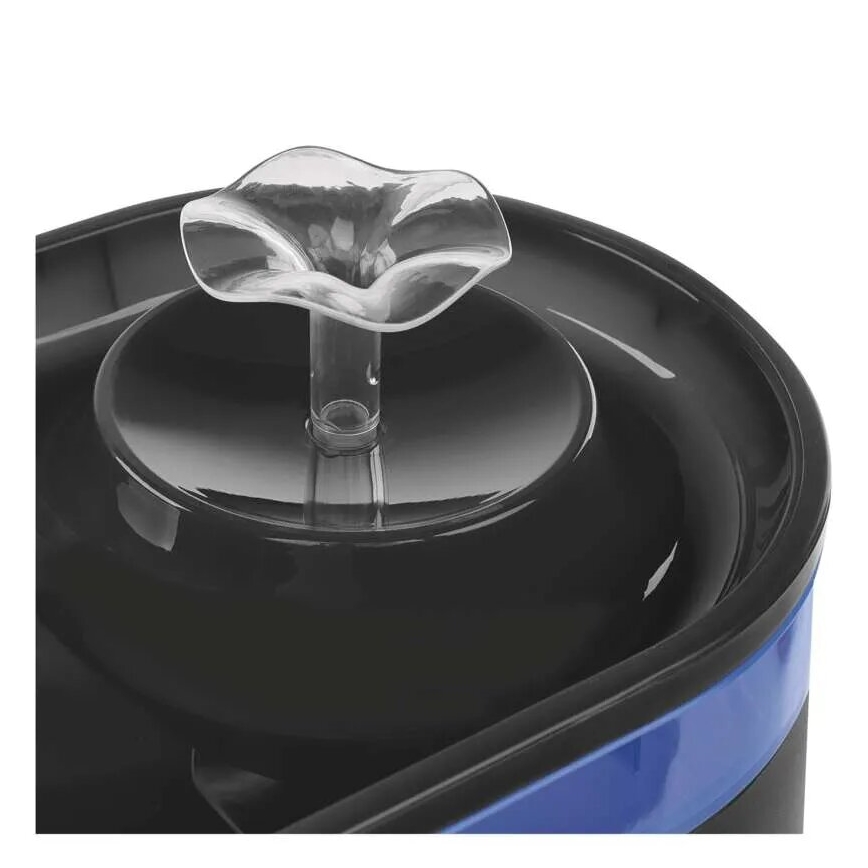 Fontana d'acqua per animali domestici 2,6 l/5V grigio