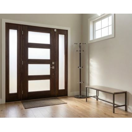 Freistehender Garderobenständer RAMO, 185 × 38 cm, Wenge