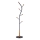 Freistehender Garderobenständer STILE 186x38 cm schwarz