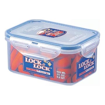 Frischhaltedose LOCK 0,6 l blau/transparent