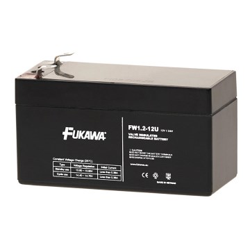 FUKAWA FW 1,2-12 U - Blei-Akku 12 V/1,2 Ah/Faston 4,7 mm