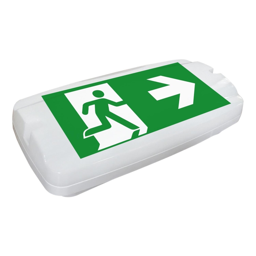 Fulgur 26201 - Luce di emergenza a LED SAFEBOY LED/6W/230V IP65 6500K