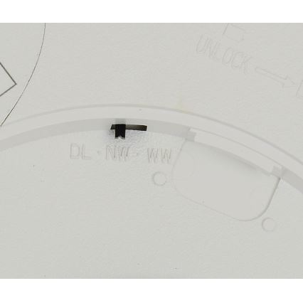 Fulgur 42361 - Plafonnier NOMY LED/24W/230V 3000/4000/6000K IP40 d. 30 cm blanc