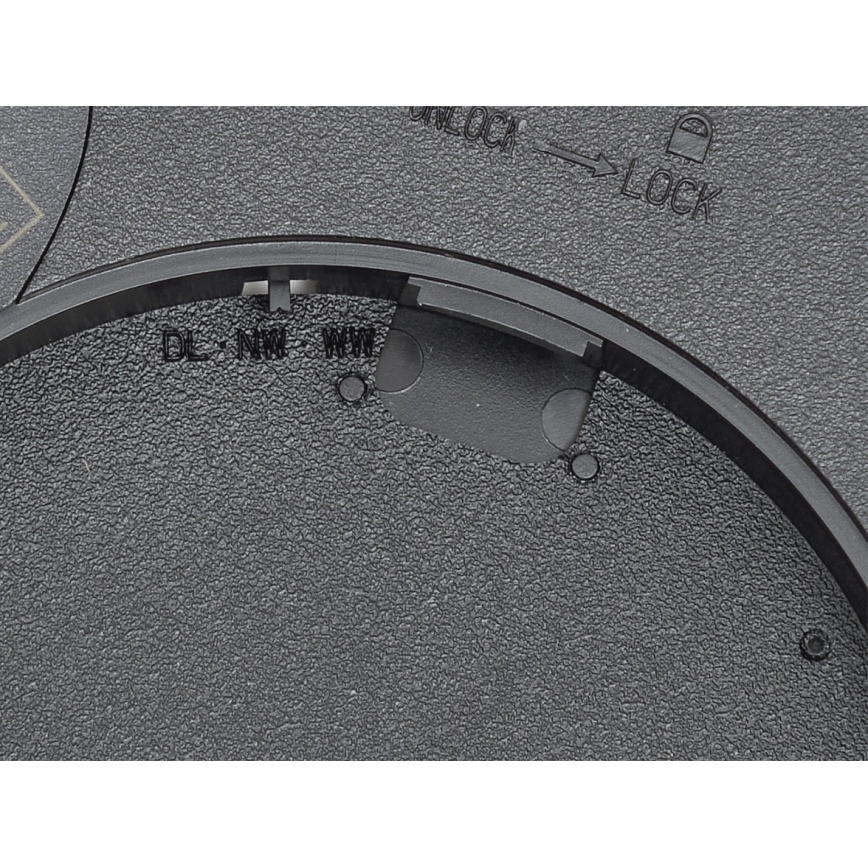 Fulgur 42362 - LED-Deckenleuchte NOMY LED/24W/230V 3000/4000/6000K IP40 d 30 cm schwarz