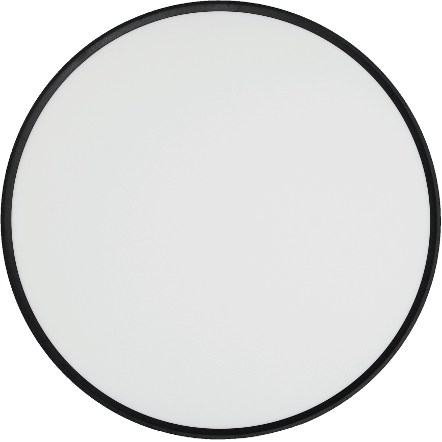 Fulgur 42366 - Plafoniera LED NOMY LED/50W/230V 3000/4000/6000K IP40 diametro 60 cm nero