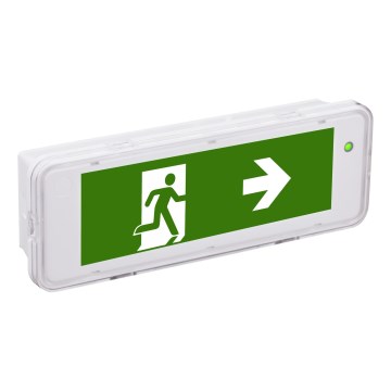 Fulgur s-24495 - Lampada di emergenza a LED MIRROR LED/1W/230V 1300 mAh IP65