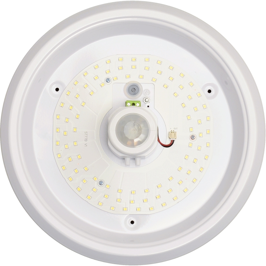 Fulgur s-39669 - Plafoniera LED con sensore di movimento e crepuscolare DARINA LED/16W/230V Ø 29 cm