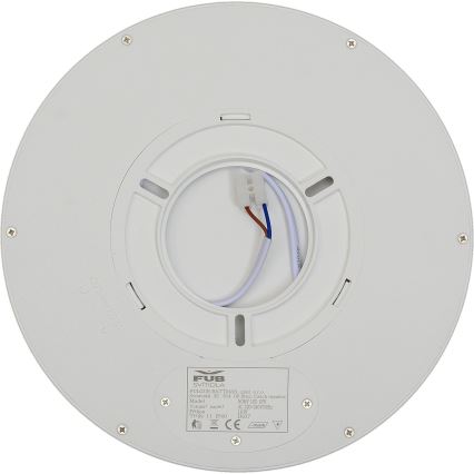 Fulgur s-42584 - Plafonnier avec détecteur de mouvement NOMY-S LED/18W/230V 3000/4000/6000K IP40 d. 23 cm blanc