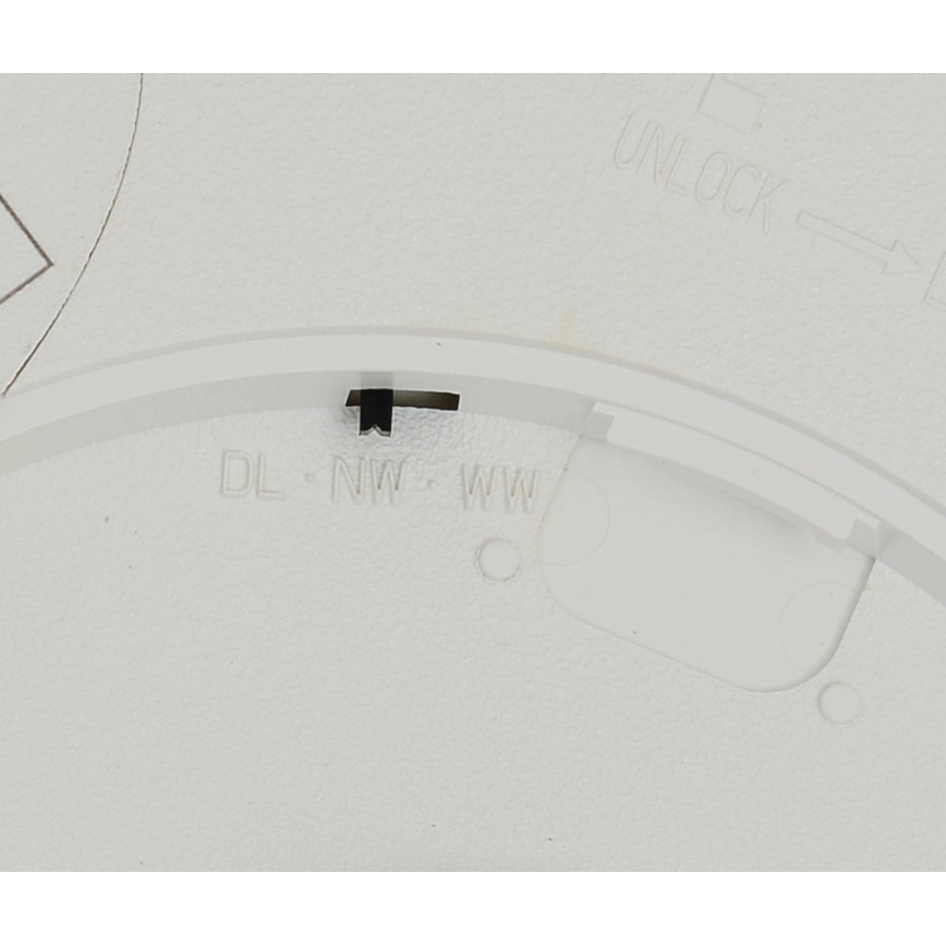Fulgur s-42584 - Plafonnier avec détecteur de mouvement NOMY-S LED/18W/230V 3000/4000/6000K IP40 d. 23 cm blanc