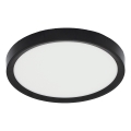 Fulgur s-42585 - LED-Deckenleuchte mit Bewegungssensor NOMY-S LED/18W/230V 3000/4000/6000K IP40 d 23 cm schwarz