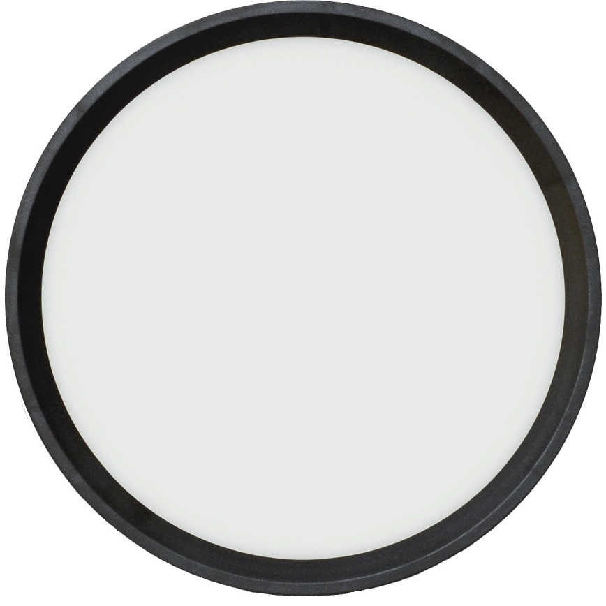 Fulgur s-42585 - LED-Deckenleuchte mit Bewegungssensor NOMY-S LED/18W/230V 3000/4000/6000K IP40 d 23 cm schwarz