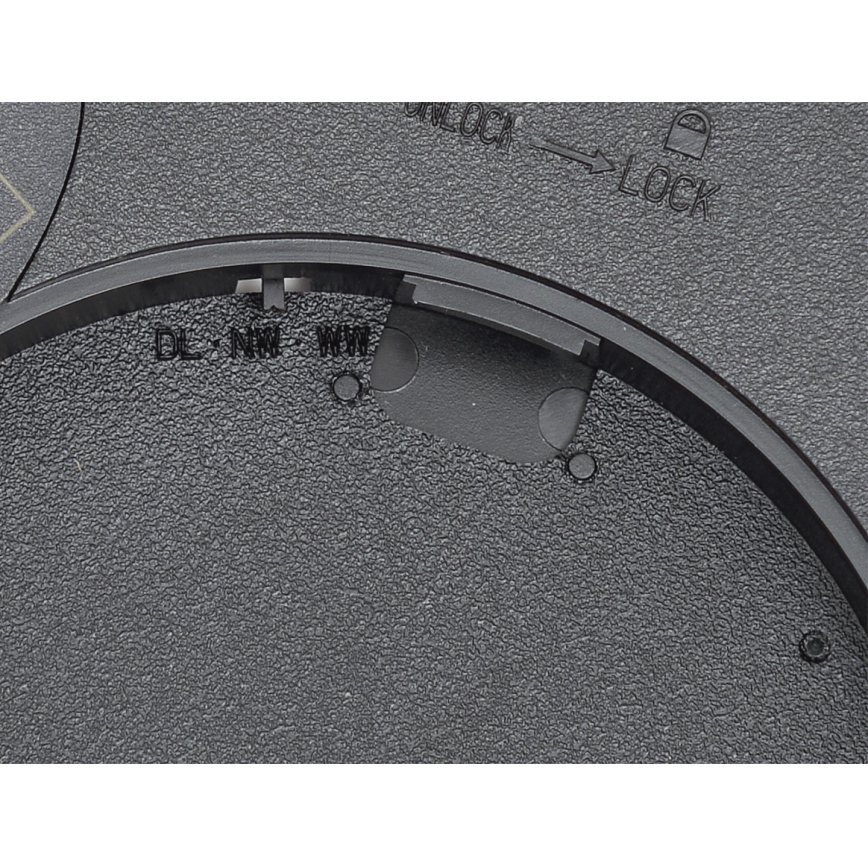 Fulgur s-42585 - LED-Deckenleuchte mit Bewegungssensor NOMY-S LED/18W/230V 3000/4000/6000K IP40 d 23 cm schwarz