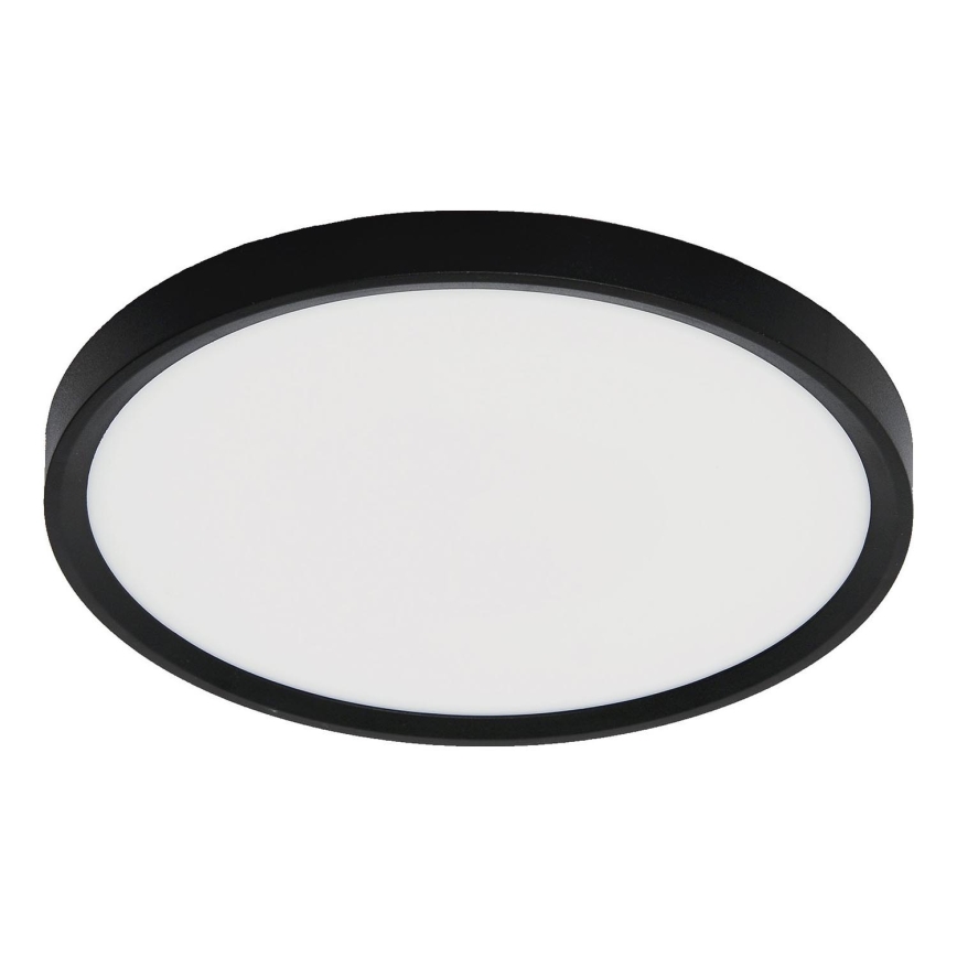 Fulgur s-42587 - LED-Deckenleuchte mit Bewegungssensor NOMY-S LED/24W/230V 3000/4000/6000K IP40 d 30 cm schwarz