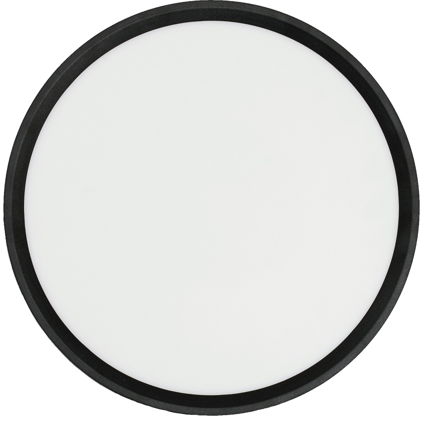 Fulgur s-42587 - LED-Deckenleuchte mit Bewegungssensor NOMY-S LED/24W/230V 3000/4000/6000K IP40 d 30 cm schwarz