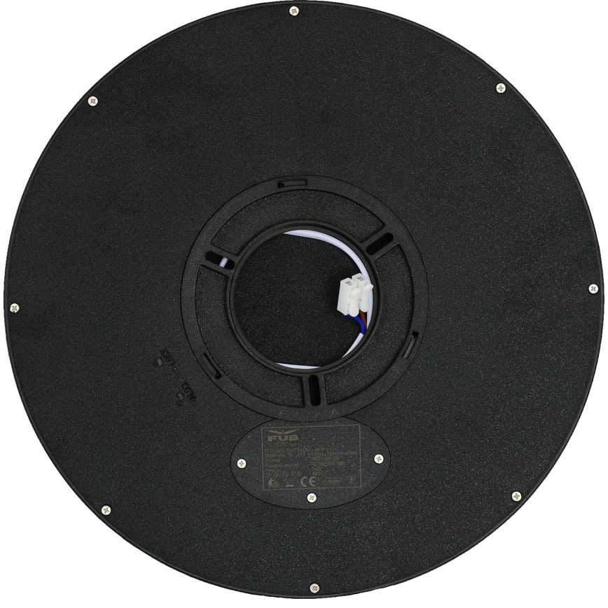 Fulgur s-42587 - LED-Deckenleuchte mit Bewegungssensor NOMY-S LED/24W/230V 3000/4000/6000K IP40 d 30 cm schwarz