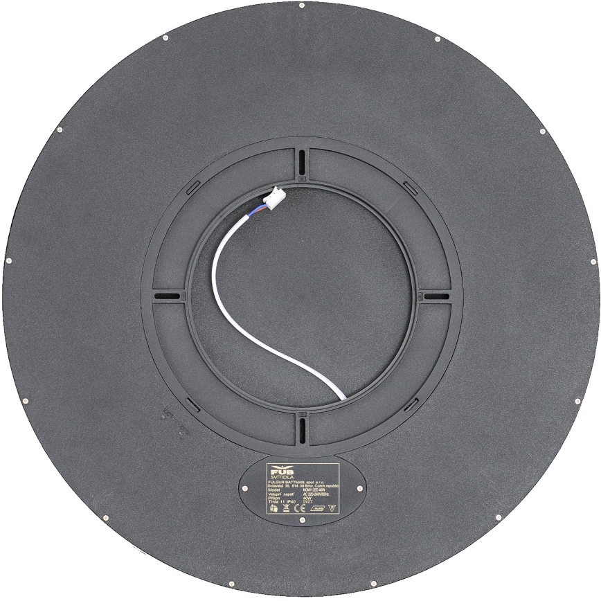 Fulgur s-42591 - LED-Deckenleuchte mit Bewegungssensor NOMY-S LED/40W/230V 3000/4000/6000K IP40 d 50 cm schwarz