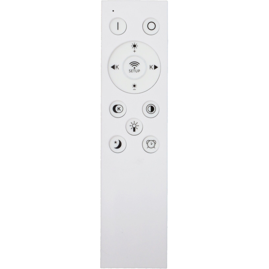 Fulgur s-43039 - Plafonnier LED dimmable NOMY-RC LED/40W/230V 3000/4000/6500K Ø 50 cm IP40 blanc + télécommande