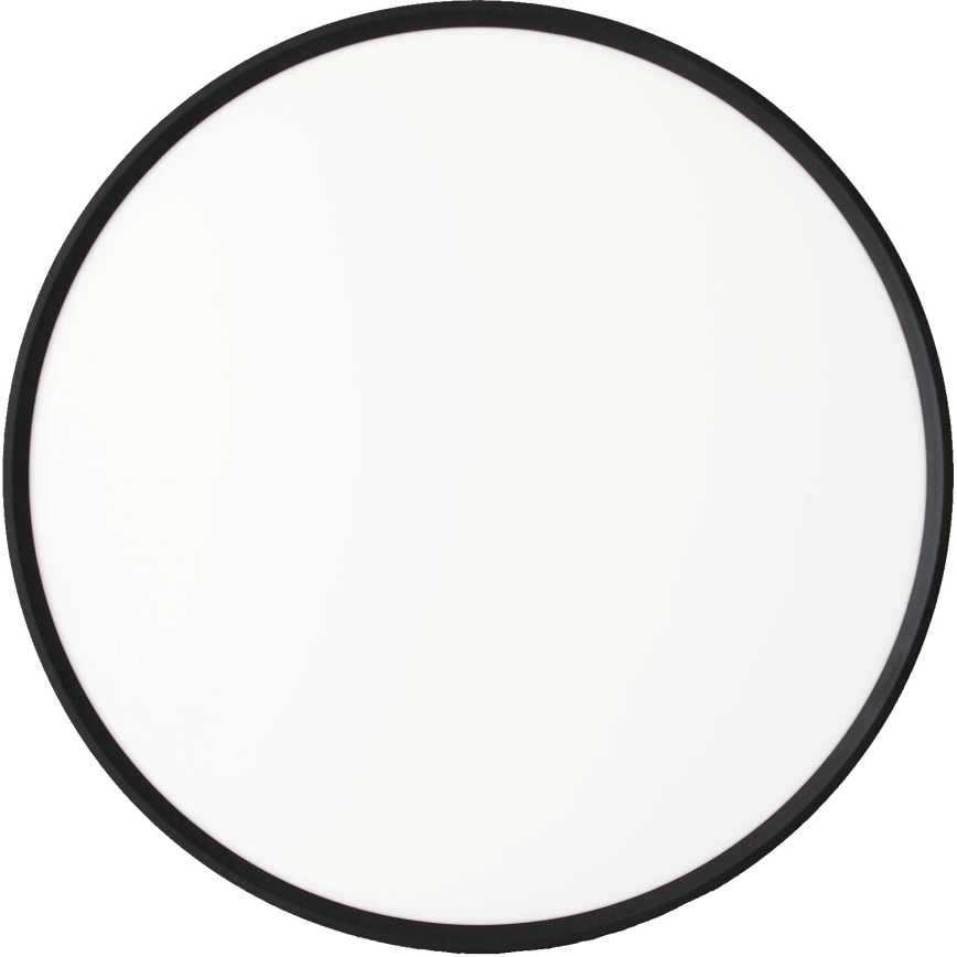 Fulgur s-43040 - Plafoniera LED dimmerabile NOMY-RC LED/40W/230V 3000/4000/6500K Ø 50 cm IP40 nero + telecomando