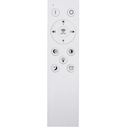 Fulgur s-43040 - Plafoniera LED dimmerabile NOMY-RC LED/40W/230V 3000/4000/6500K Ø 50 cm IP40 nero + telecomando