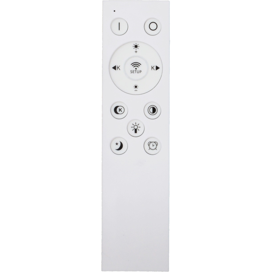 Fulgur s-43040 - Plafoniera LED dimmerabile NOMY-RC LED/40W/230V 3000/4000/6500K Ø 50 cm IP40 nero + telecomando