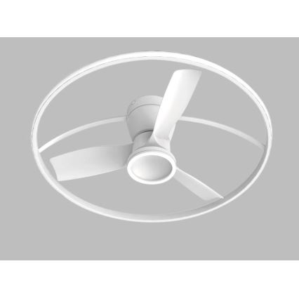 Fulgur s-43048 - Ventilateur de plafond LED à intensité variable THORA LED/50W/230V 2700-5000K blanc + télécommande