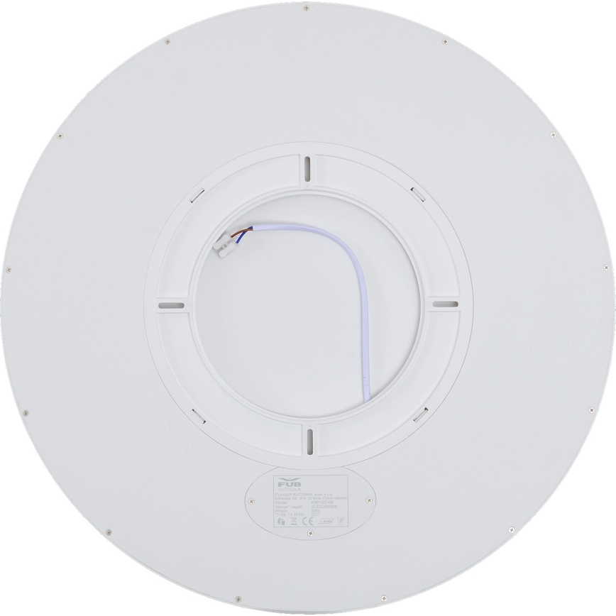 Fulgur s-43058 - dimmbare LED-Deckenleuchte NOMY LED/50W/230V 3000-6500K Ø 60 cm UGR19 IP40 Wi-Fi weiß + Fernbedienung