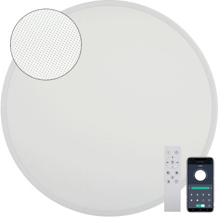 Fulgur s-43058 - Plafoniera dimmerabile a LED NOMY LED/50W/230V 3000-6500K diam. 60 cm UGR19 IP40 Wi-Fi bianca + telecomando
