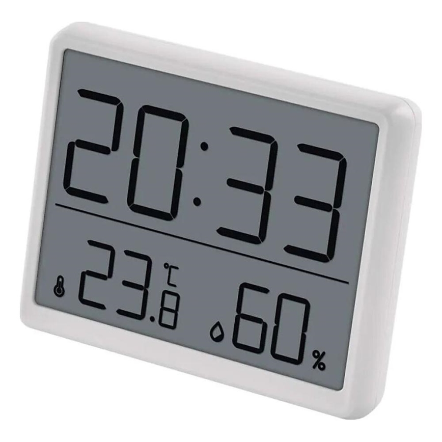 Funk-Thermometer mit Feuchtigkeitsmesser 1xCR2032 weiß