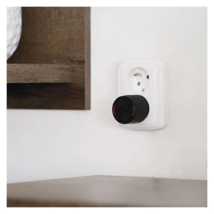 Funk-Türklingel für die Steckdose 230V + 1xCR2032 schwarz