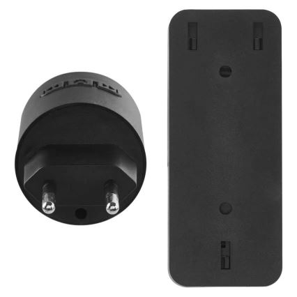 Funk-Türklingel für die Steckdose 230V + 1xCR2032 schwarz