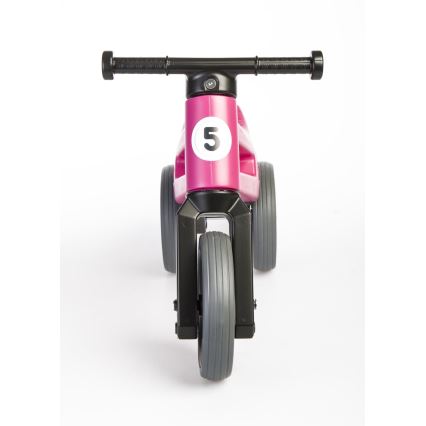 Funny Wheels - Bicicletta senza pedali 2 in 1 RIDER SPORT rosa/nera