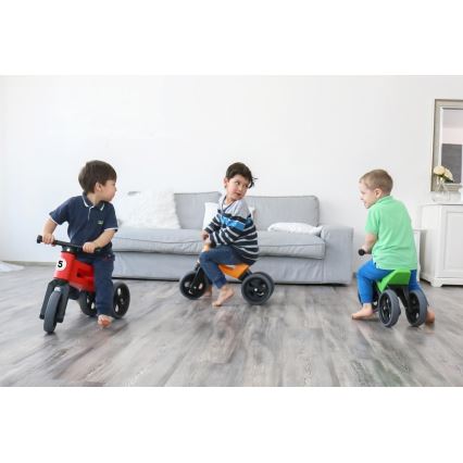 Funny Wheels - Bicicletta senza pedali 2 in 1 RIDER SPORT rosso/nero