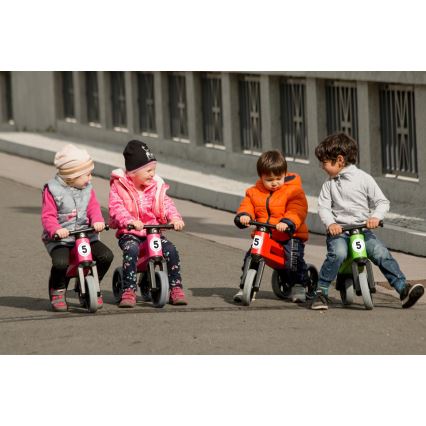 Funny Wheels - Bicicletta senza pedali 2 in 1 RIDER SPORT rosso/nero