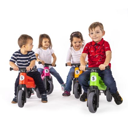 Funny Wheels - Bicicletta senza pedali 2 in 1 RIDER SPORT verde/nero