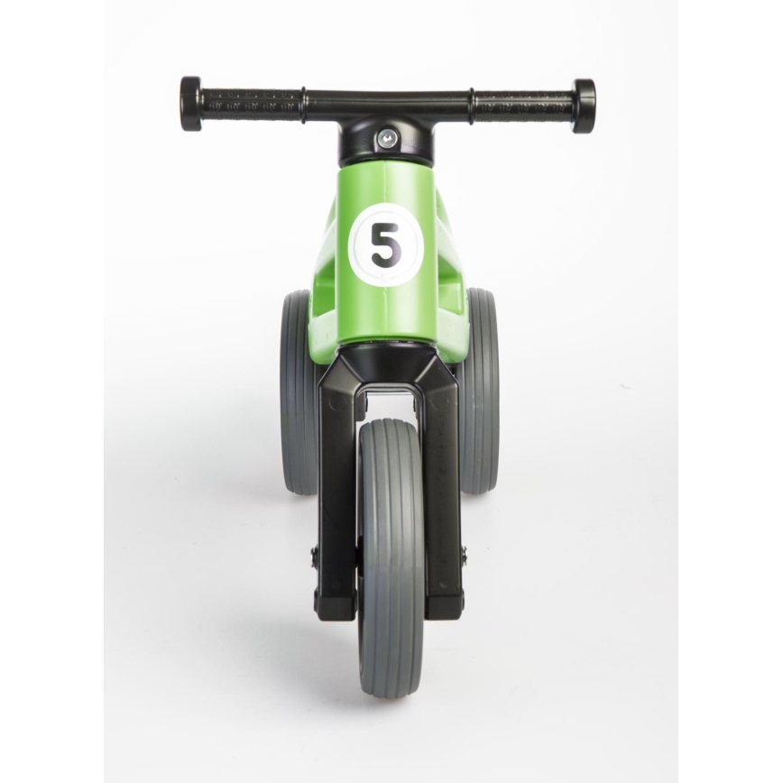 Funny Wheels - Bicicletta senza pedali 2 in 1 RIDER SPORT verde/nero
