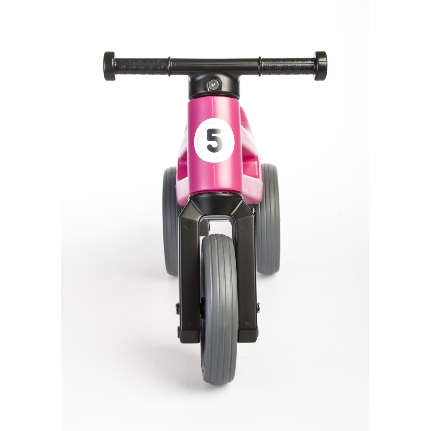 Funny Wheels - Draisienne 2-en-1 RIDER SPORT rose/noir