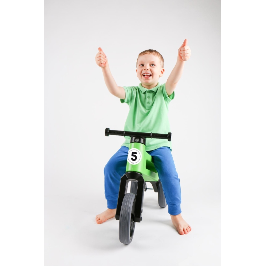 Funny Wheels - Laufrad 2-in-1 RIDER SPORT grün/schwarz