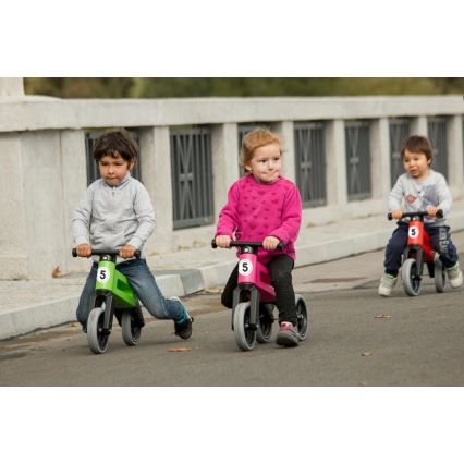 Funny Wheels - RIDER SPORT 2-in-1-Laufrad rosa/schwarz