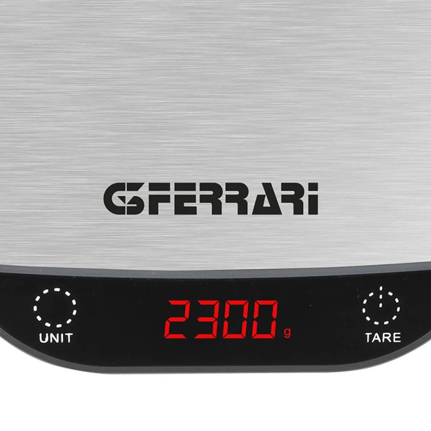 G3Ferrari G2009600 - Balance de cuisine PATTY (2x AAA) en acier inoxydable