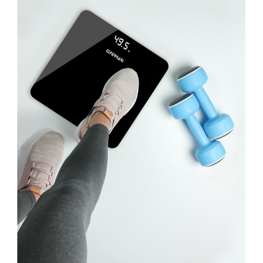 G3Ferrari G3005800 - Bilancia personale digitale 3xAAA nera