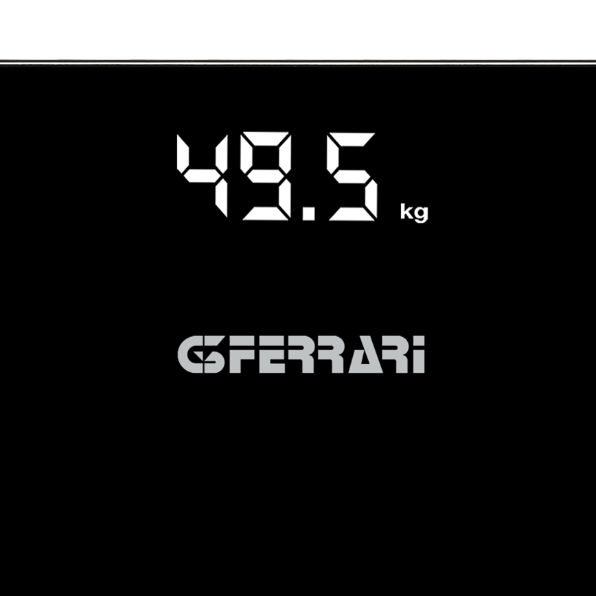 G3Ferrari G3005800 - Bilancia personale digitale 3xAAA nera