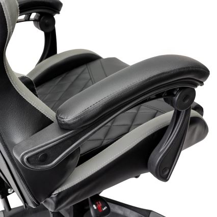 Gaming-Stuhl FIORANO Schwarz/Grau