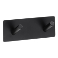 Gancio 11,5x4,5 cm acciaio inox/nero