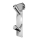 Gancio per radiatore INOX - acciaio inox / cromo lucido