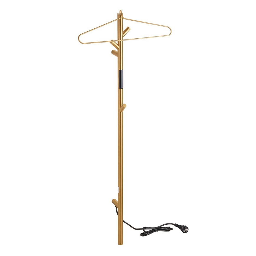 Gancio per scaldasalviette elettrico 45x12,2 cm, oro