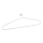 Gancio per stendibiancheria elettrico 45 x 12,2 cm, bianco