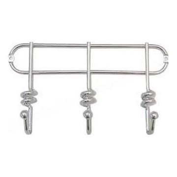 Garderobenleiste TWIST 13,3x25,3 cm glänzendes Chrom
