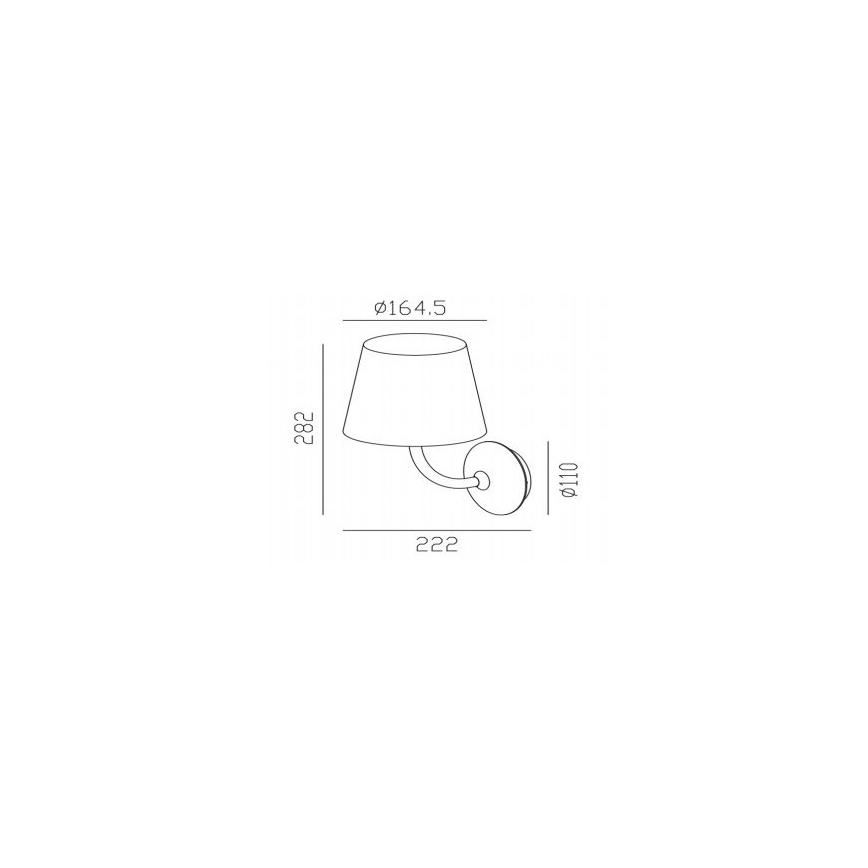 Gardino LX1791 - LED Applique da esterno VIOLA LED/7W/230V IP65