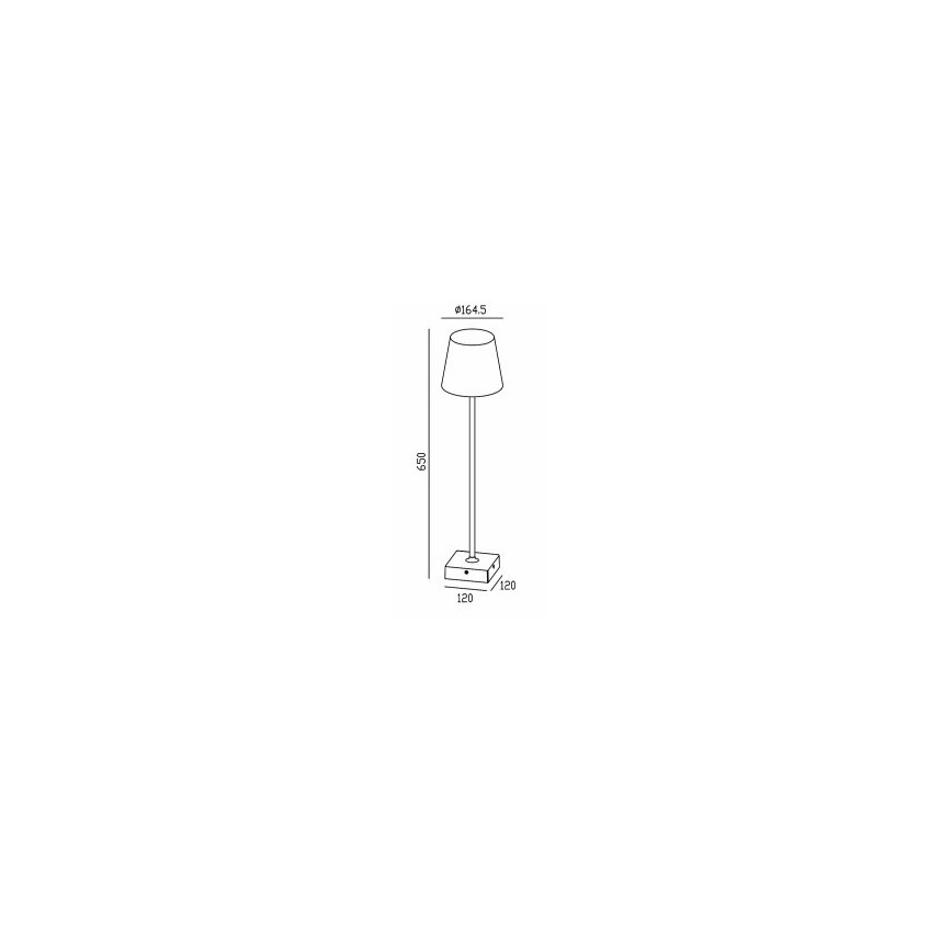 Gardino LX1793-650 - LED Außen-Stehlampe VIOLA LED/7W/230V IP65